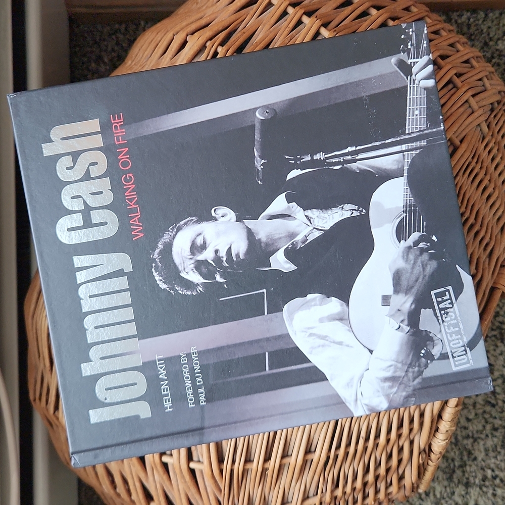 NEW Johnny Cash Walking on Fire Book